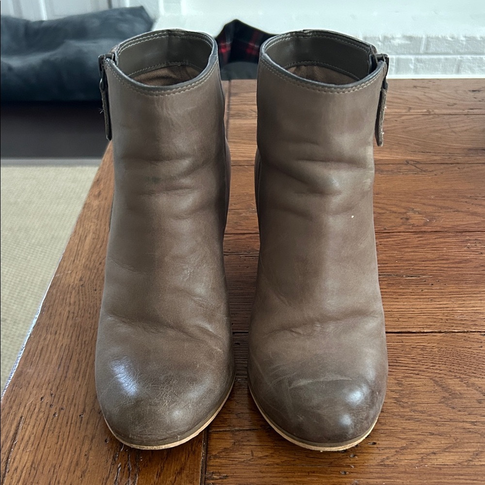 BP Taupe Ankle Booties